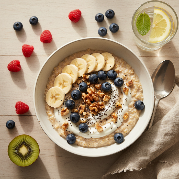 Pregnant mom choosing healthy foods — nutrition in pregnancy